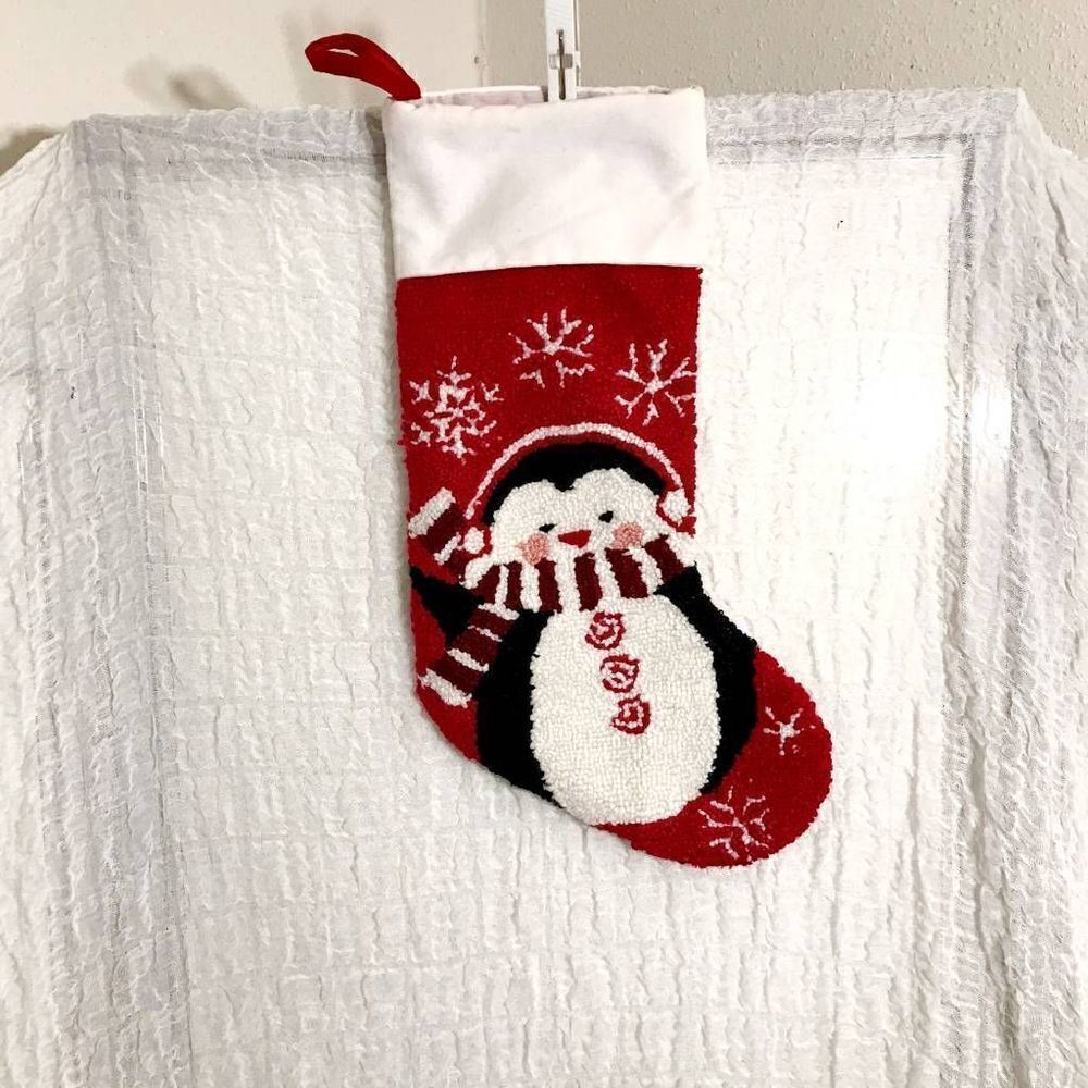 Christmas Winter Penguin Stocking